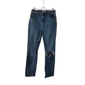Abercrombie & Fitch The 90s Slim Straight Ultra High Rise